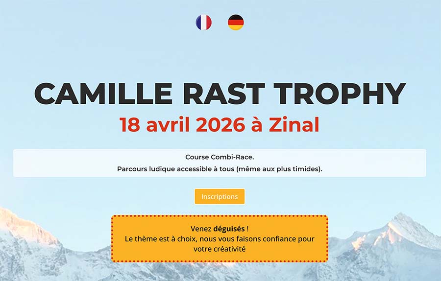 CAMILLE RAST TROPHY<br />
18 avril 2026 à Zinal
